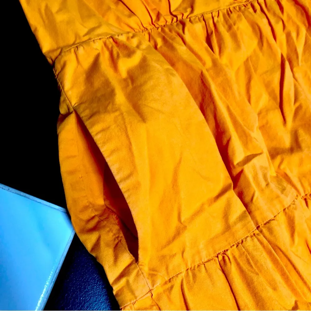 Color Me Courtney Louise Maxi Dress Orange Colorblock Vibrant Tangerine Citrus 8 - Image 9