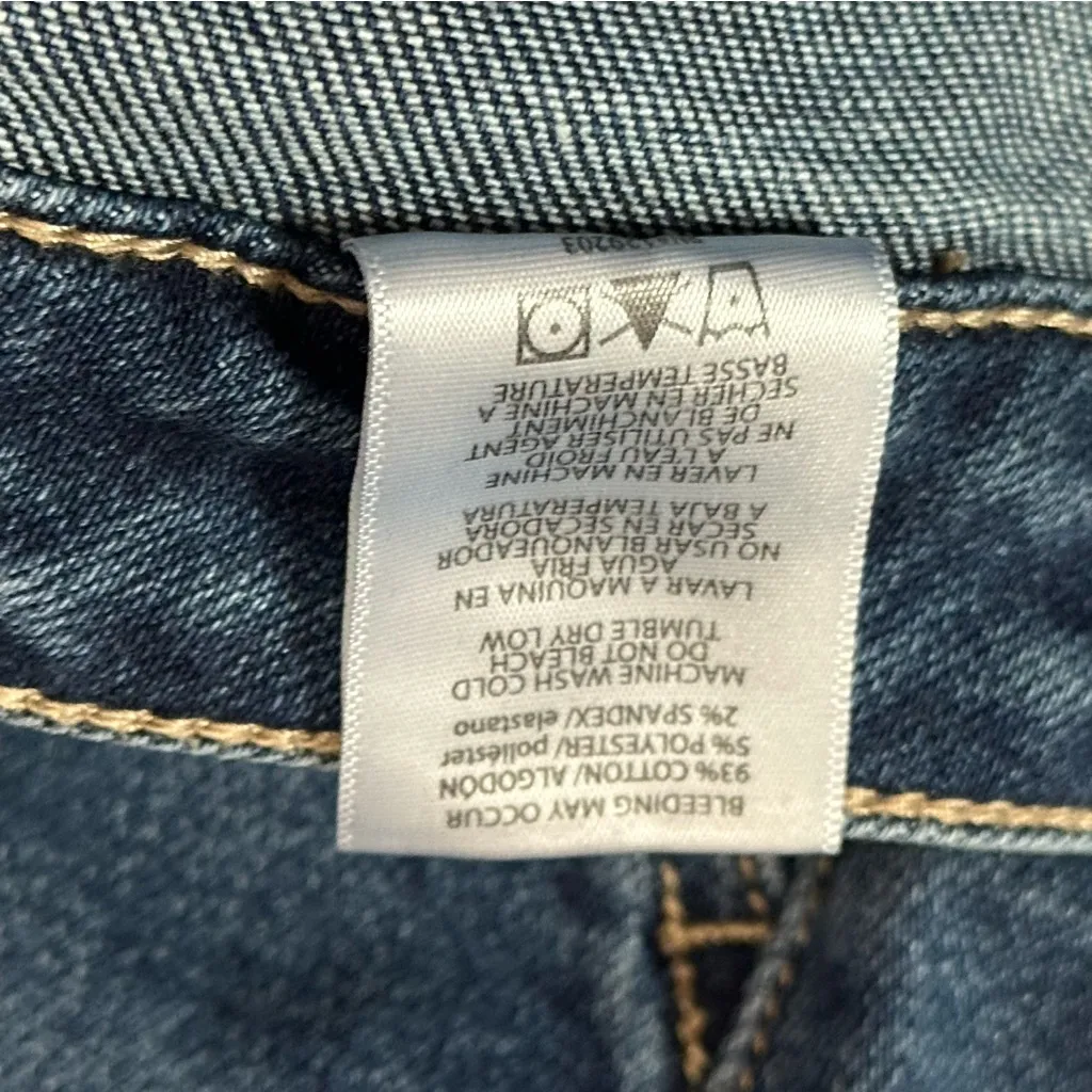 Hidden Denim Women’s Size 28 Blue Wash Nori Cropped Wide Leg Jeans - Image 9