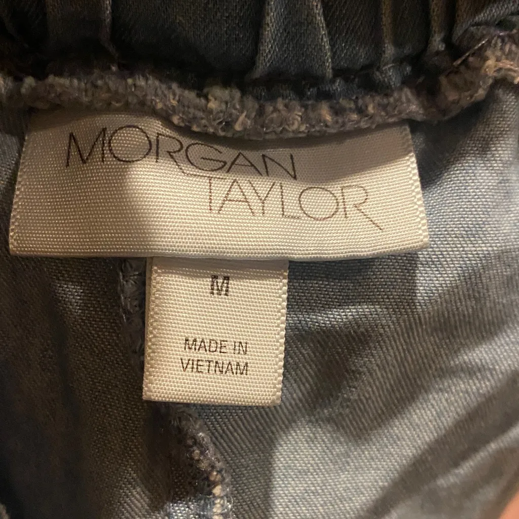 Morgan Taylor Women's Denim Blue Cargo Shorts - Image 3
