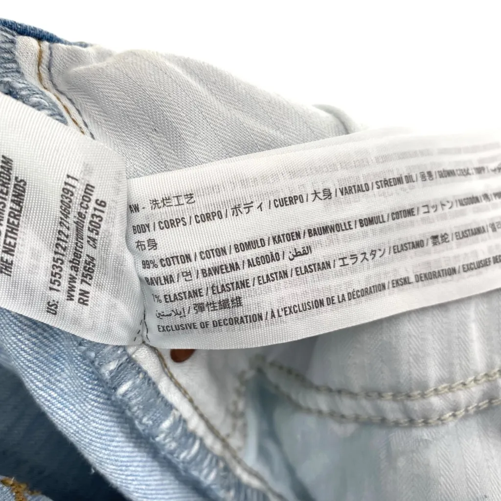 Abercrombie & Fitch The 90’s Slim Straight Ultra High Rise Curve Love - Image 8