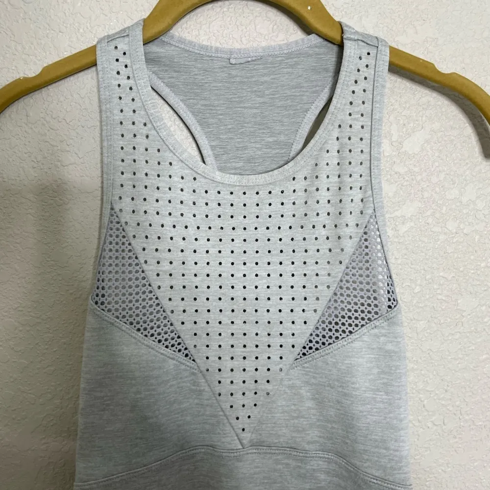 Lorna Jane Gray Perforated Tank XS - Image 4