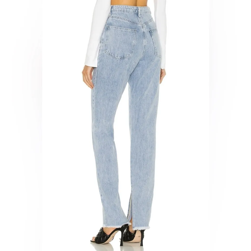 WeWoreWhat Slit Hem Jean in Blue Light Wash‎ Size 27 - Image 11