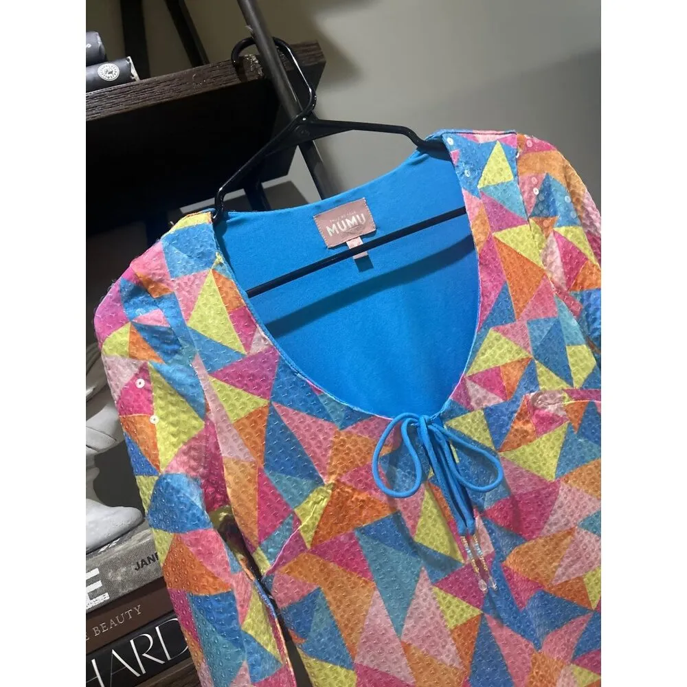 Show Me Your Mumu Matilda Sequin Mini Dress Womens Size Small - Image 7