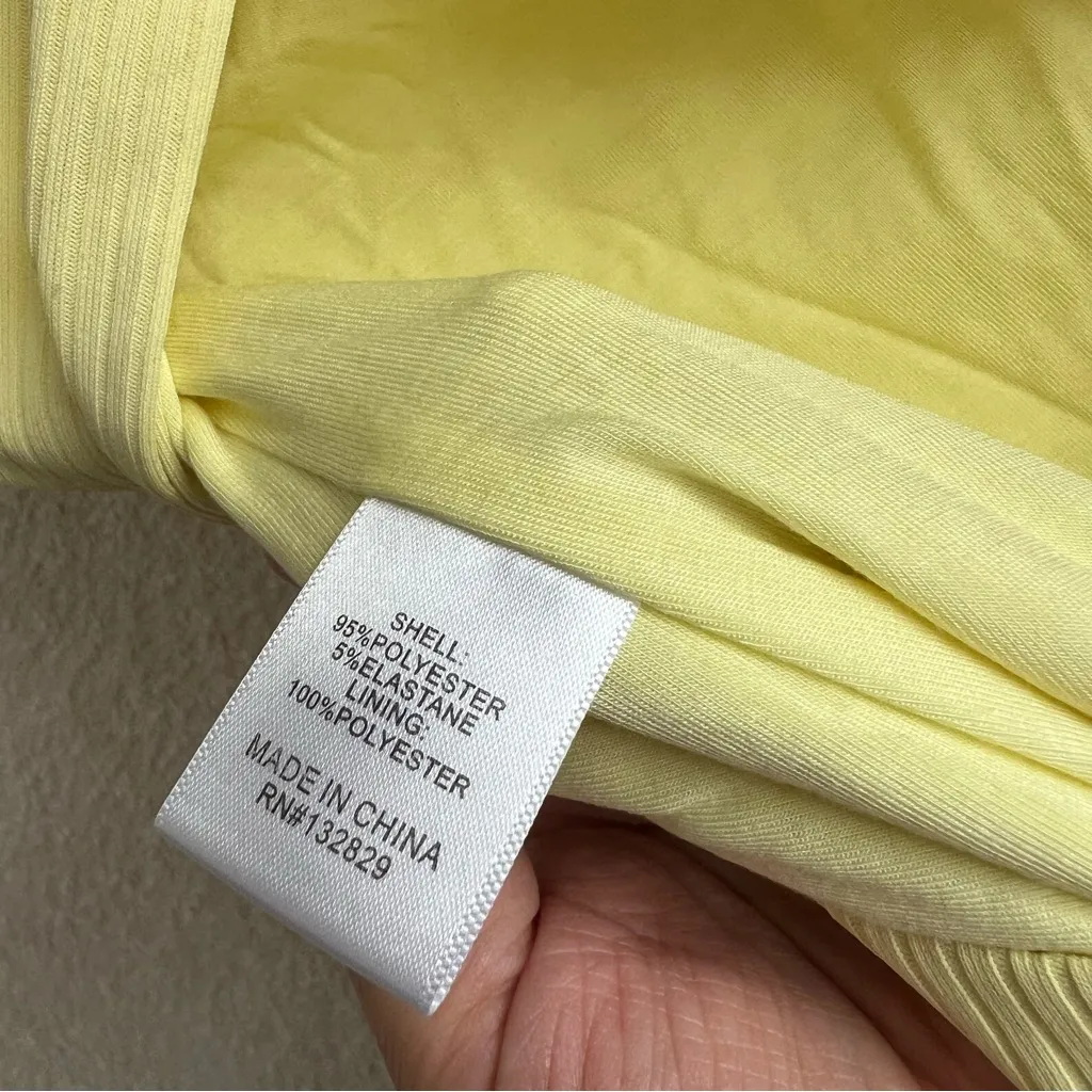 Privacy Please Revolve Women’s Bekka Canary Yellow Bodysuit Size Small - Image 15