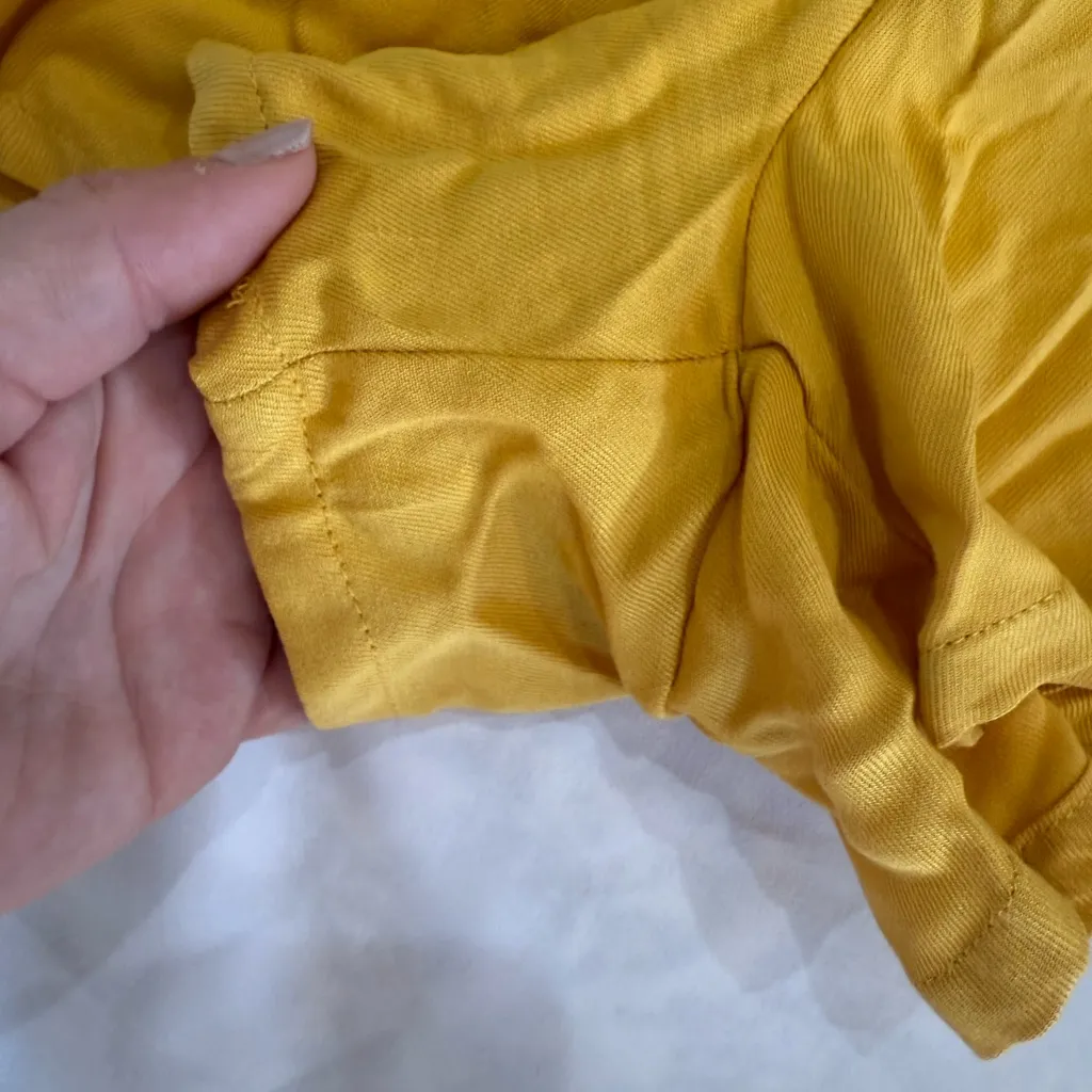 BB Dakota Steve Madden She Hangs Out Mustard Yellow Romper 8 - Image 3