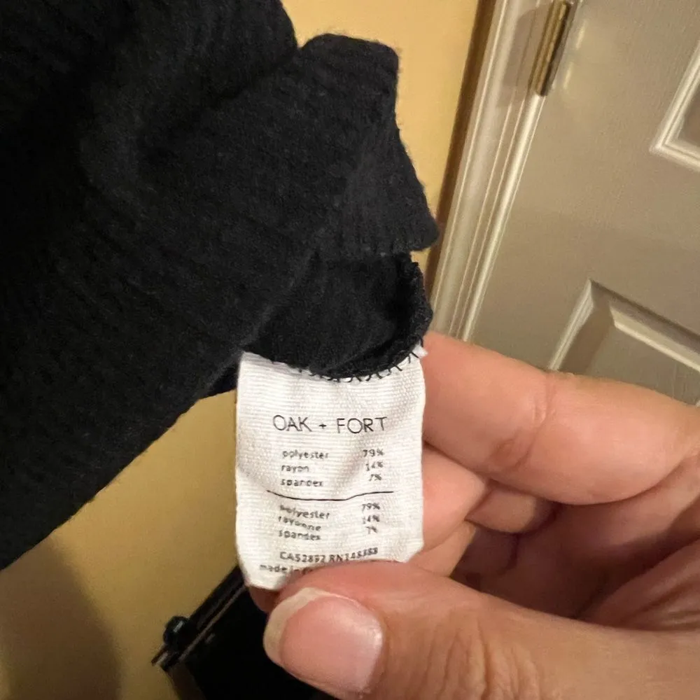 Oak + fort black top xs Black - Image 4