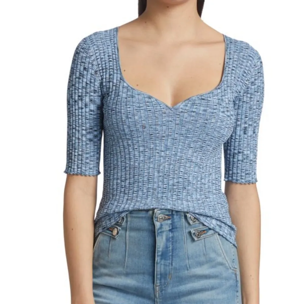 NWT Veronica BeardLipa Rib Knit Pullover Top Sz M - Image 5