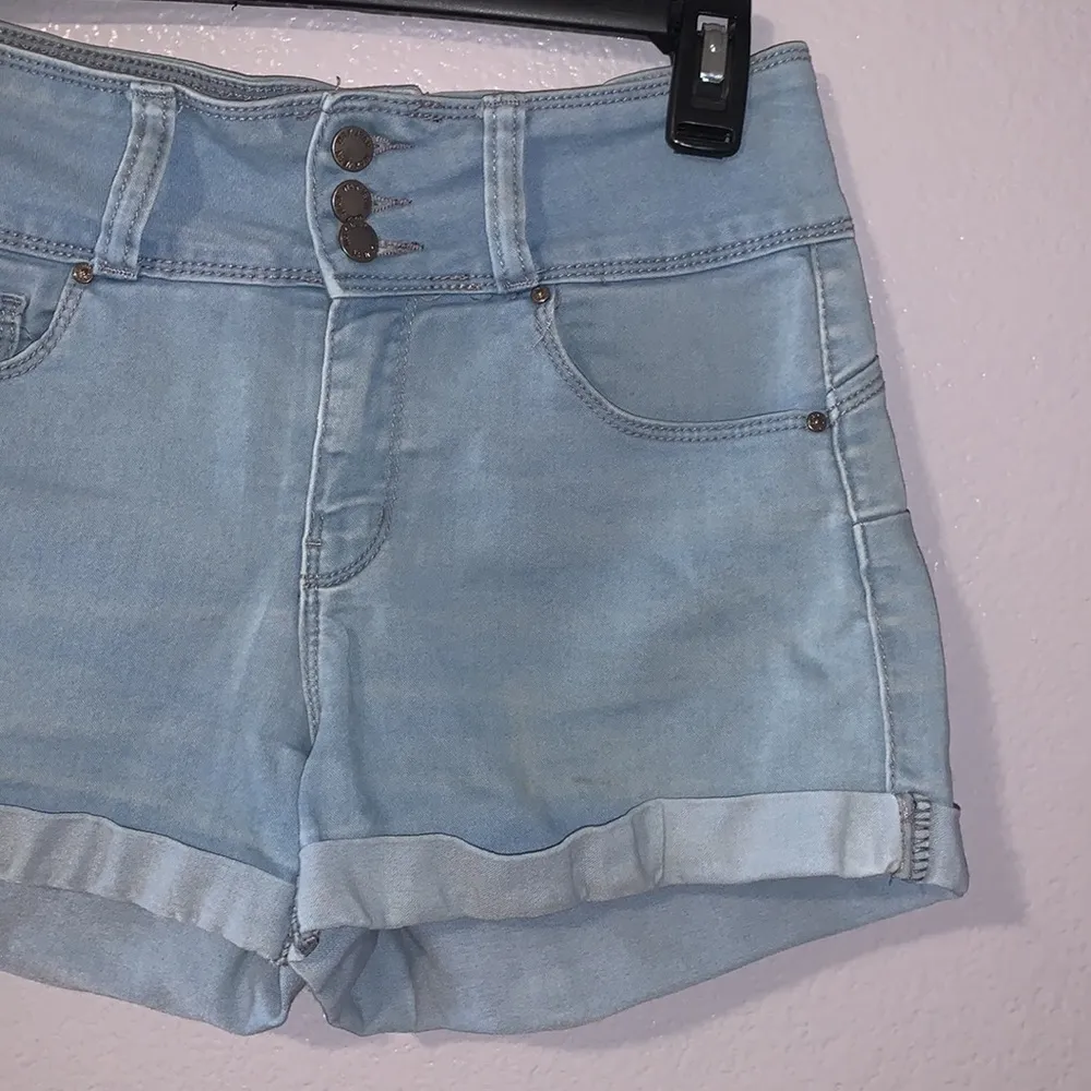 Wax Jean Butt I Love You stretchy summer denim shorts - Image 4