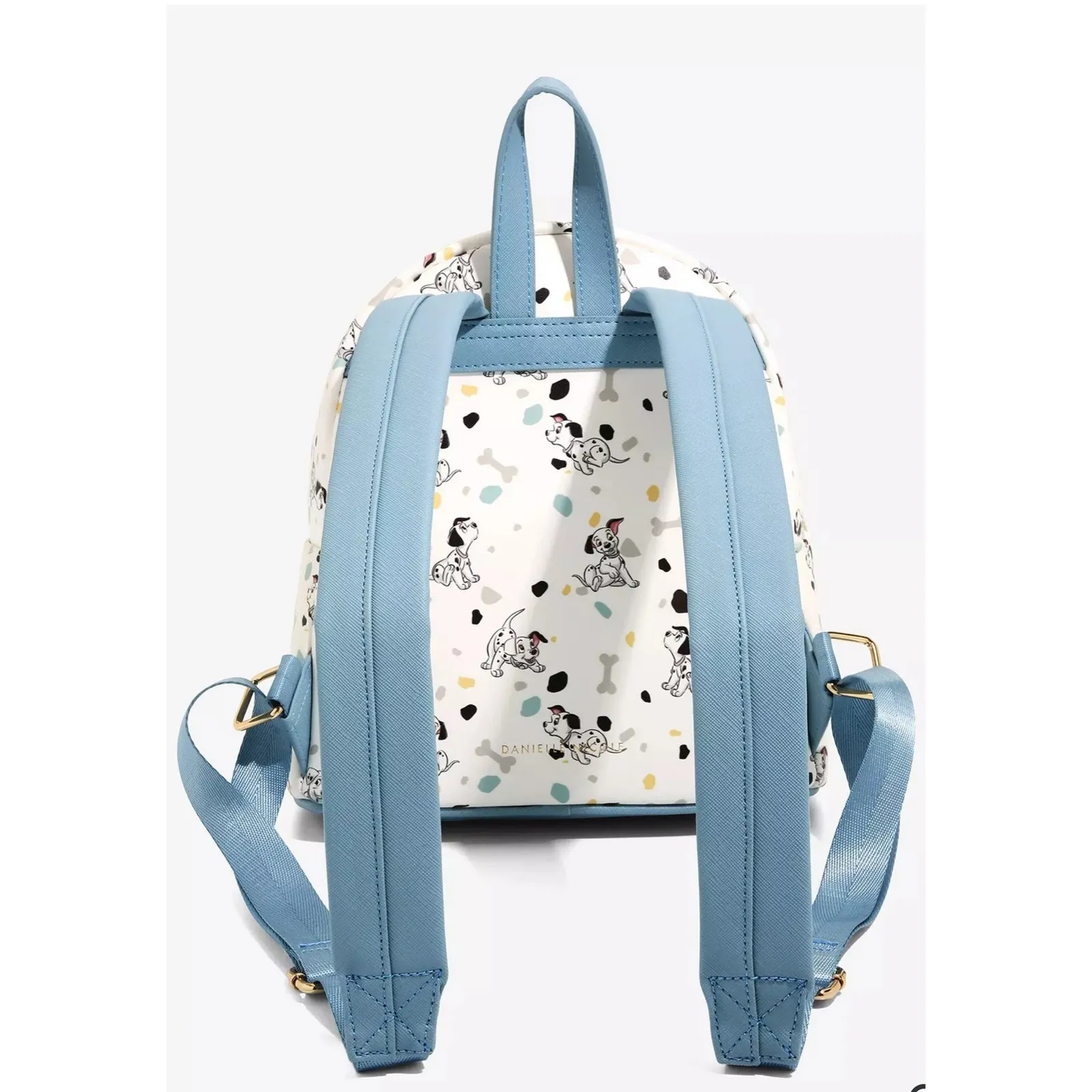 NWT Danielle Nicole Disney 101 Dalmatians Bone All Over Print Mini Backpack White - Image 3