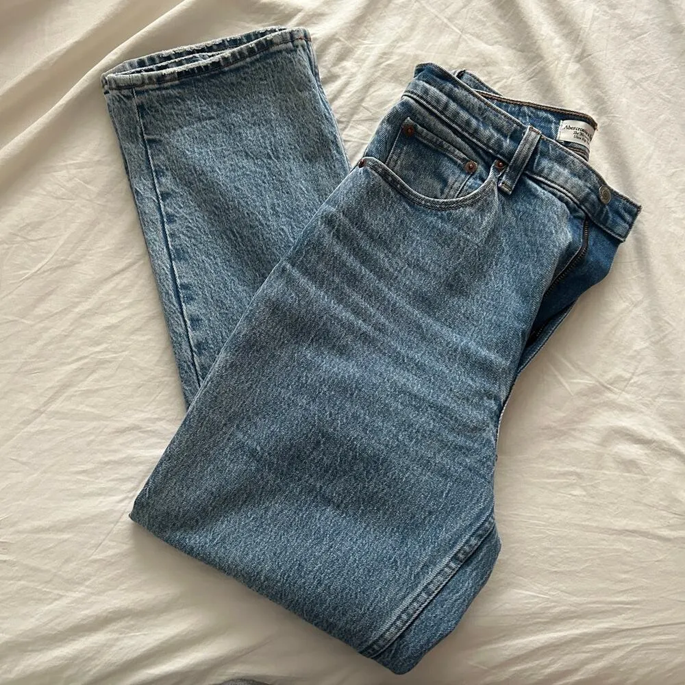 Abercrombie 90s Straight Ultra High Rise 27, 4, XL length - Image 7