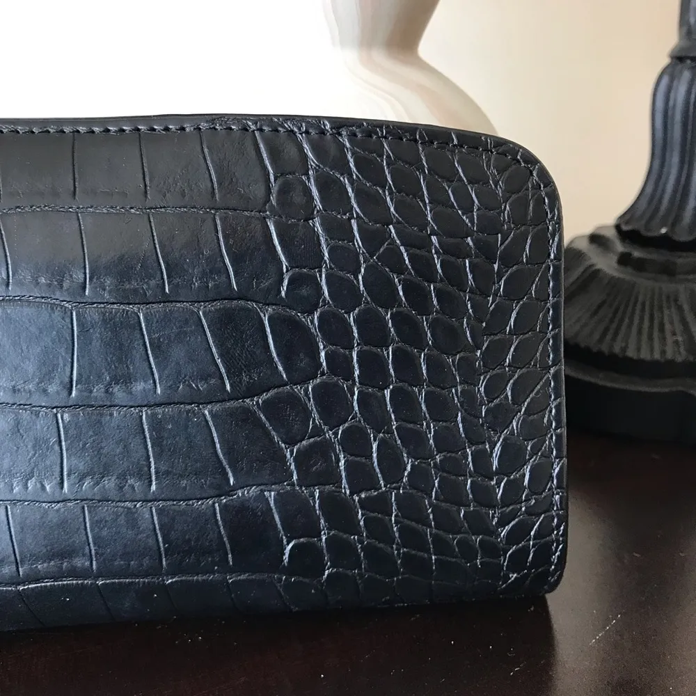 A New Day Croc Embossed Zip Around Continental Wallet - Image 4