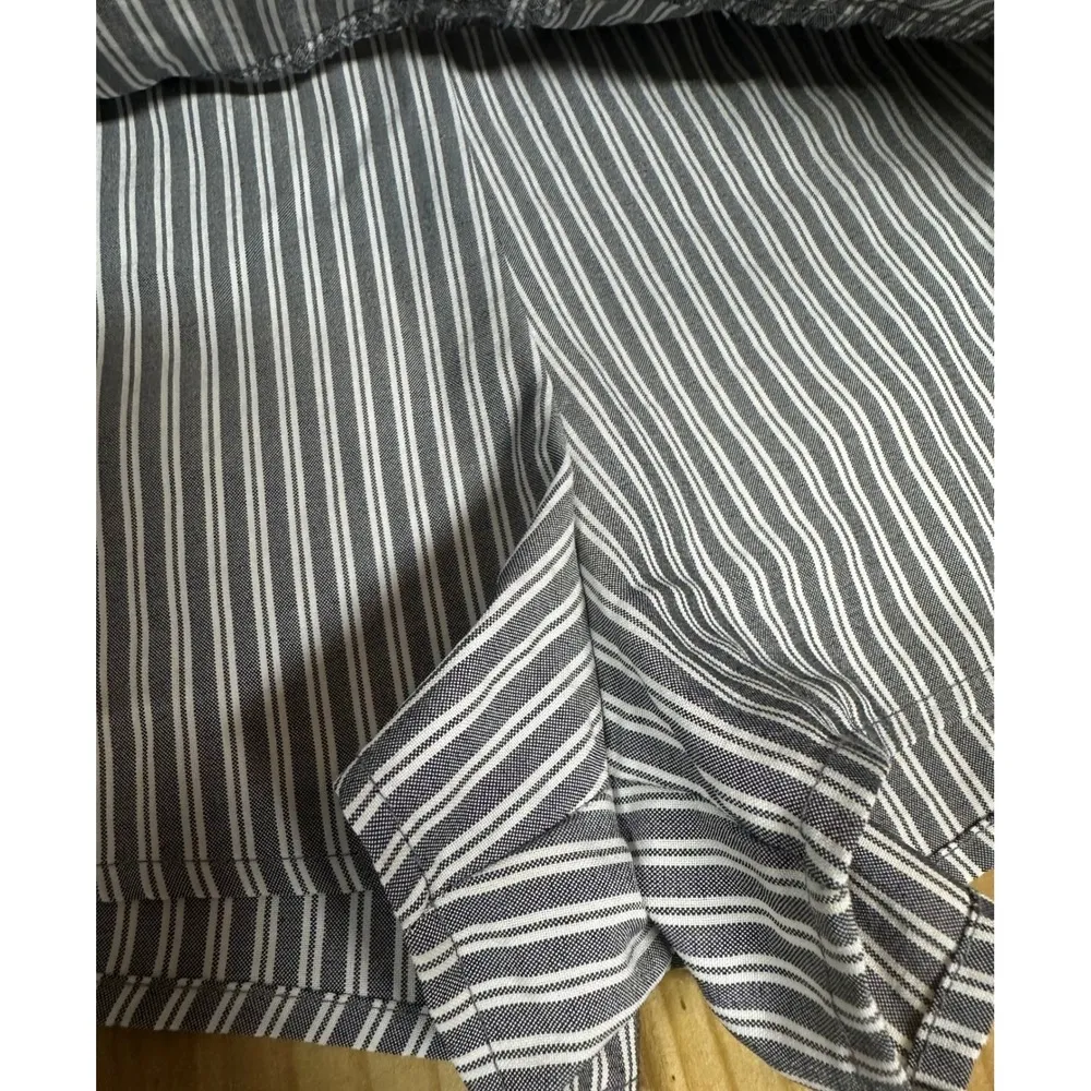 Hallelu Clothing Co Striped Mini Skort Boutique Preppy Ruffle Skort Size Medium - Image 3