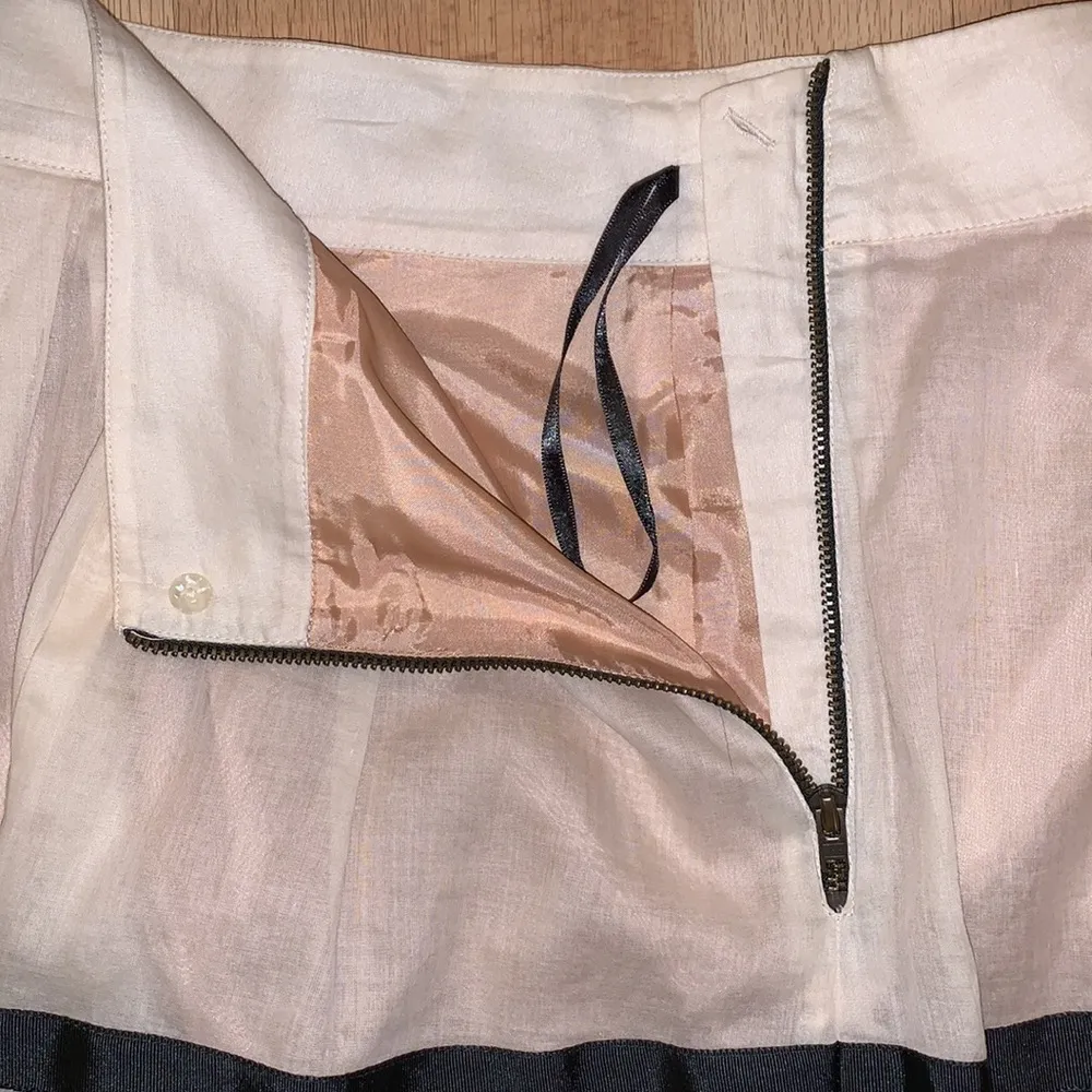 Anthropologie Odille Ivory and Grosgrain Four-If-By-Sea Skirt - Image 3