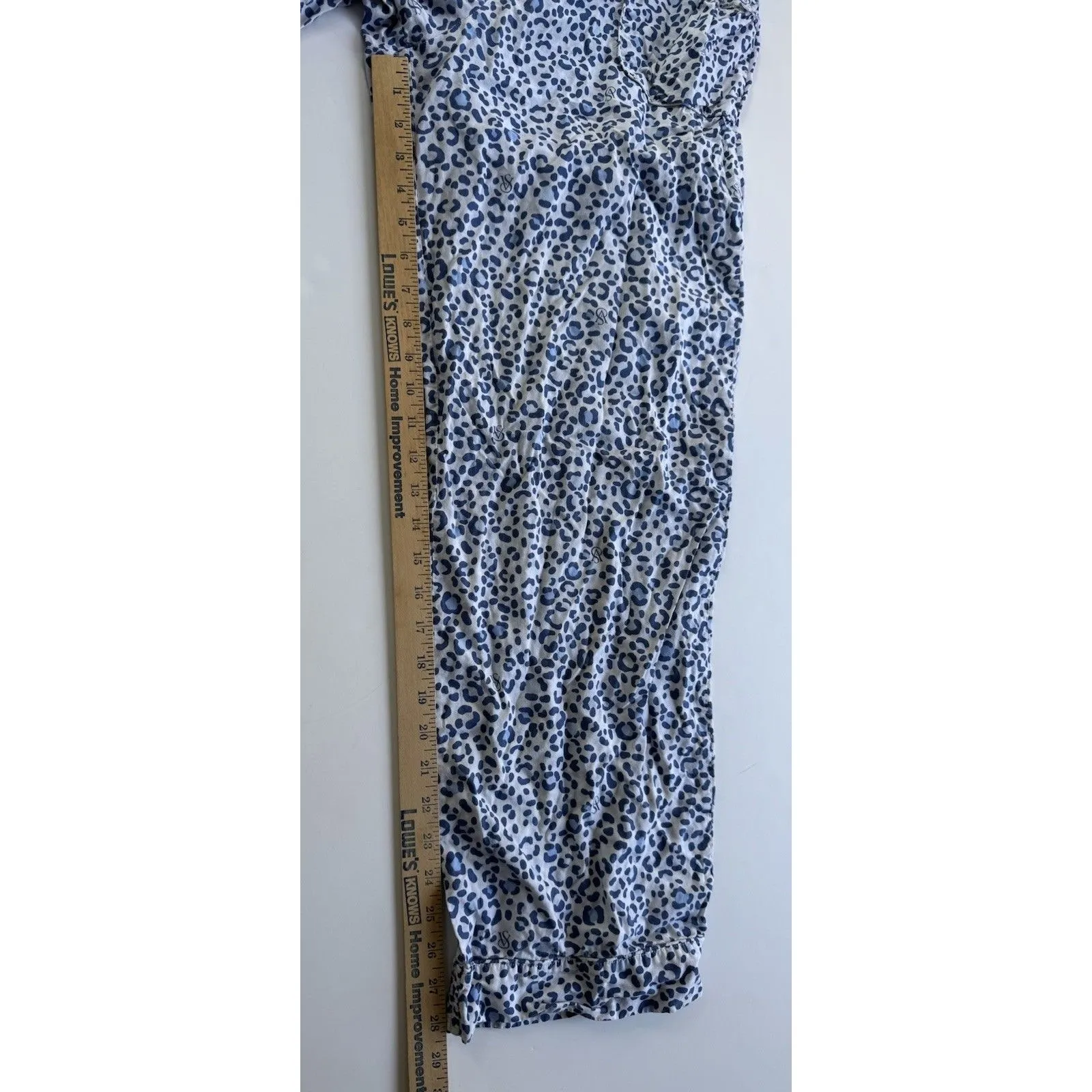 Victoria's Secret PJ Pants Leopard Print Size M Lightweight Drawstring Pockets - Image 7
