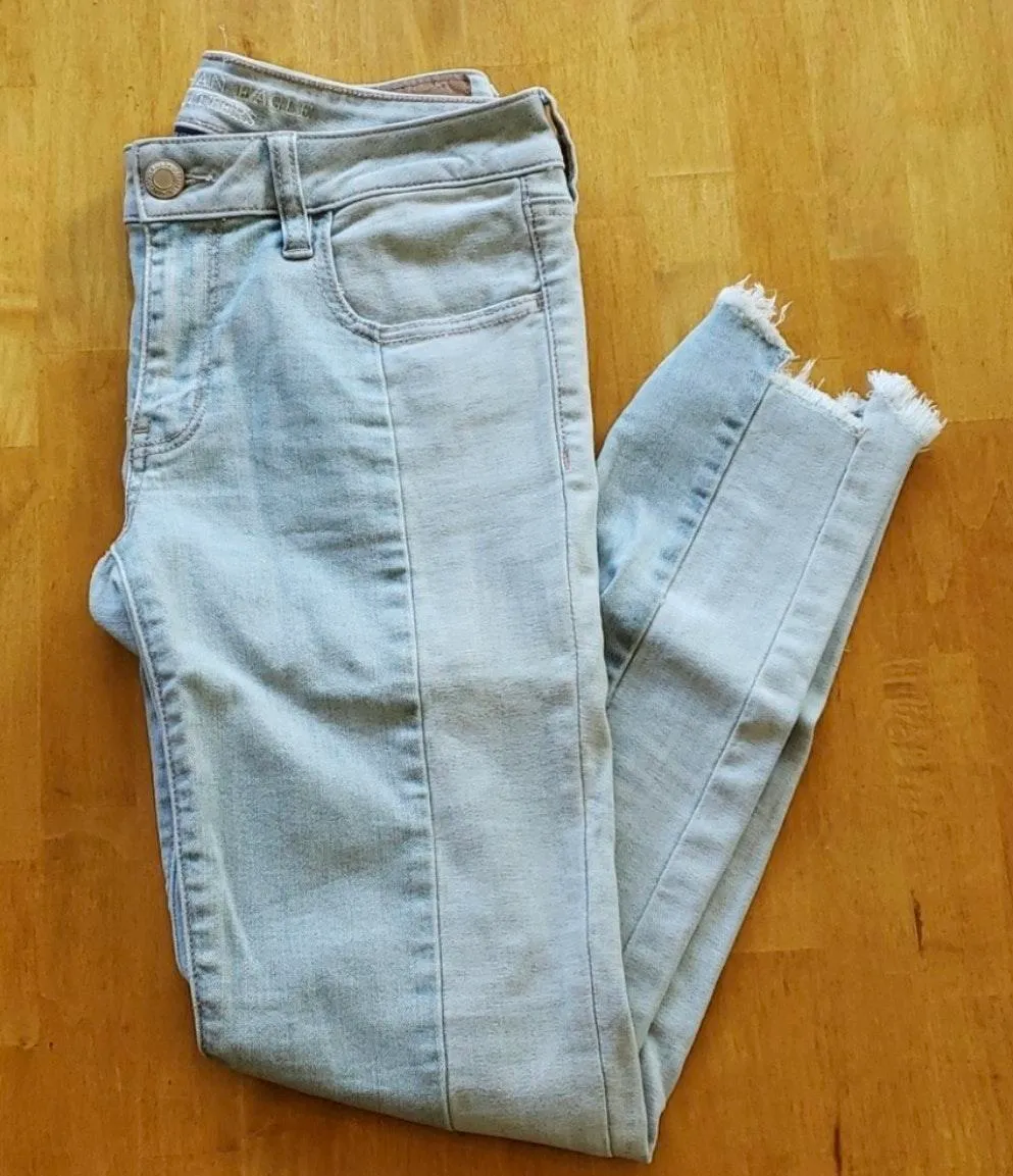 American Eagle Outfitters Two Tone Jeans - Image 5