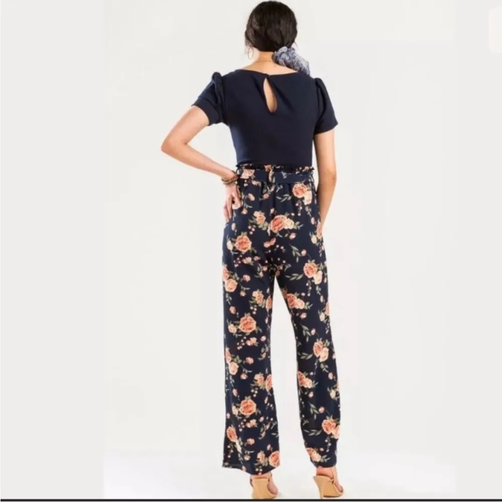 Miami Floral Puff Sleeve Jumpsuit - Image 2
