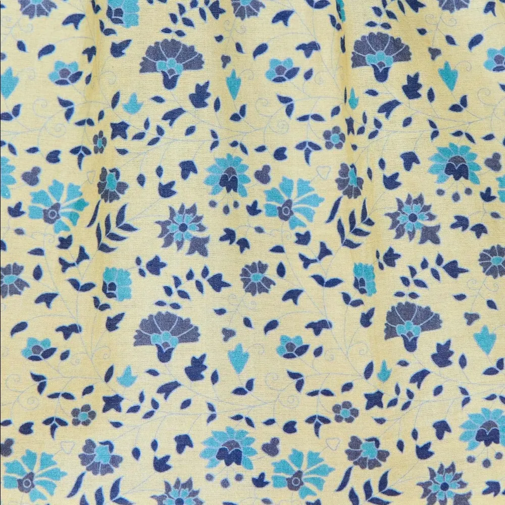 NWT Christy Dawn Basil Dress in Larkspur Ditsy Field Silk-Cotton - Image 4