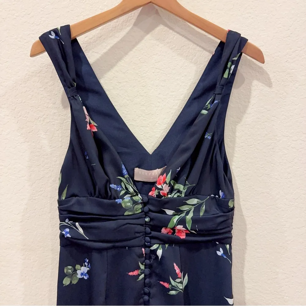 Keepsake the Label Glory Midi Dress Navy Floral Size M New with Defects Blue Size M - Image 7