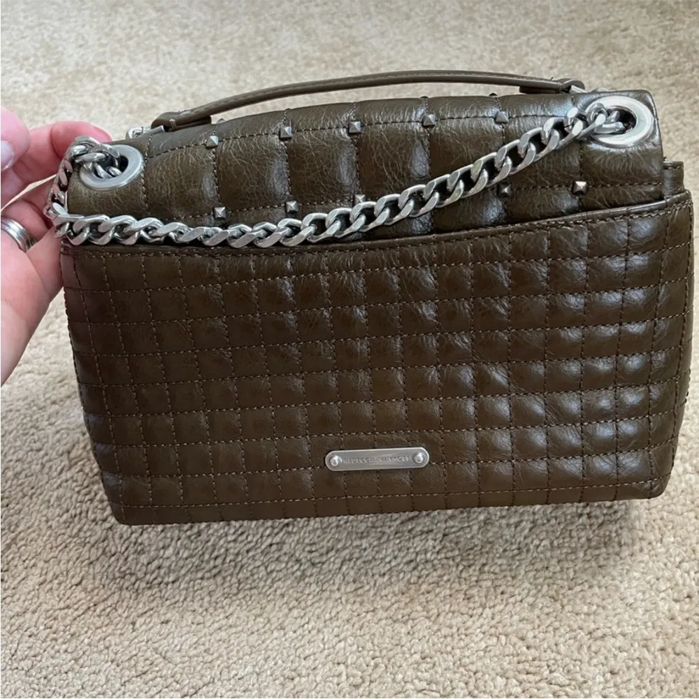 Rebecca Minkoff Edie Small Studded Flap Bag - Image 7