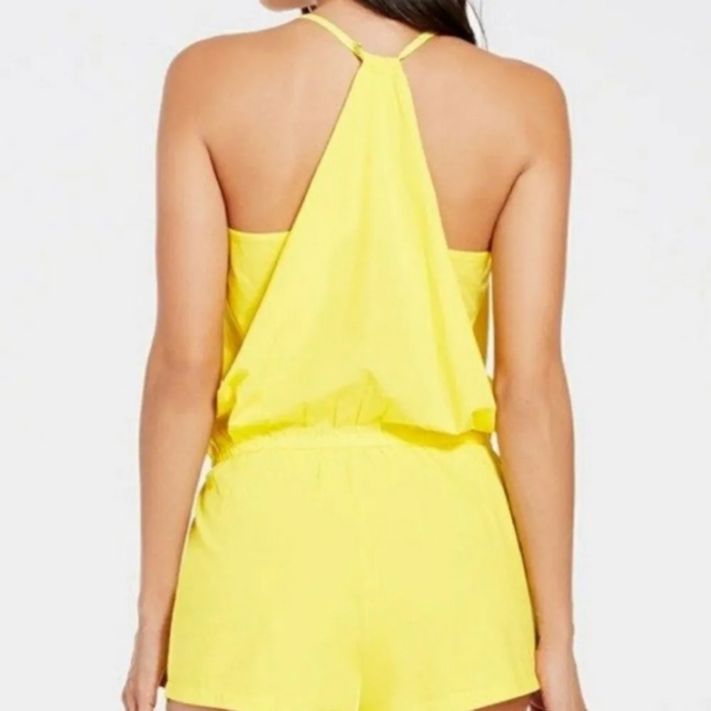 Fabletics Neema yellow romper size medium - Image 2