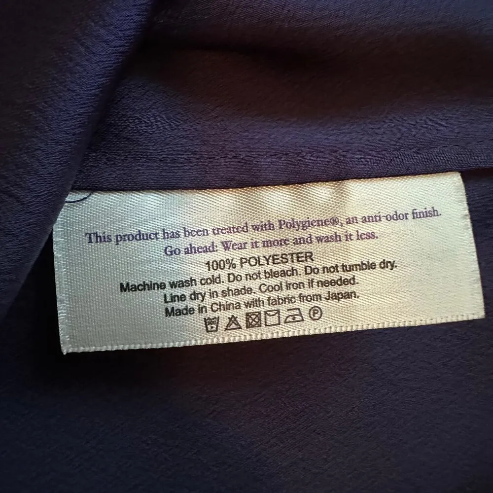 MM. Lafleur dark purple sleeveless high-neck top size S - Image 7