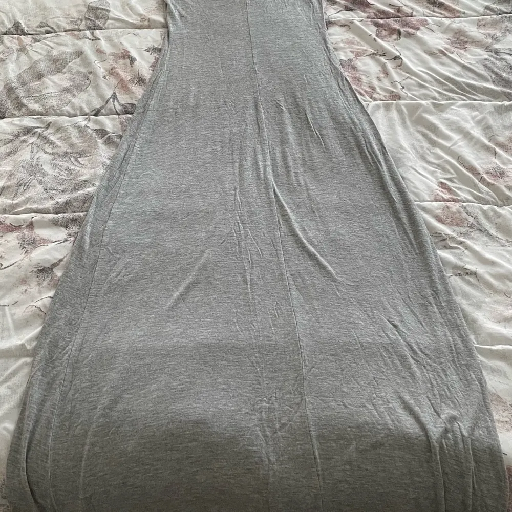 Out from Under UO gray metal decorations rayon tank top maxi dress, size XS - Image 11