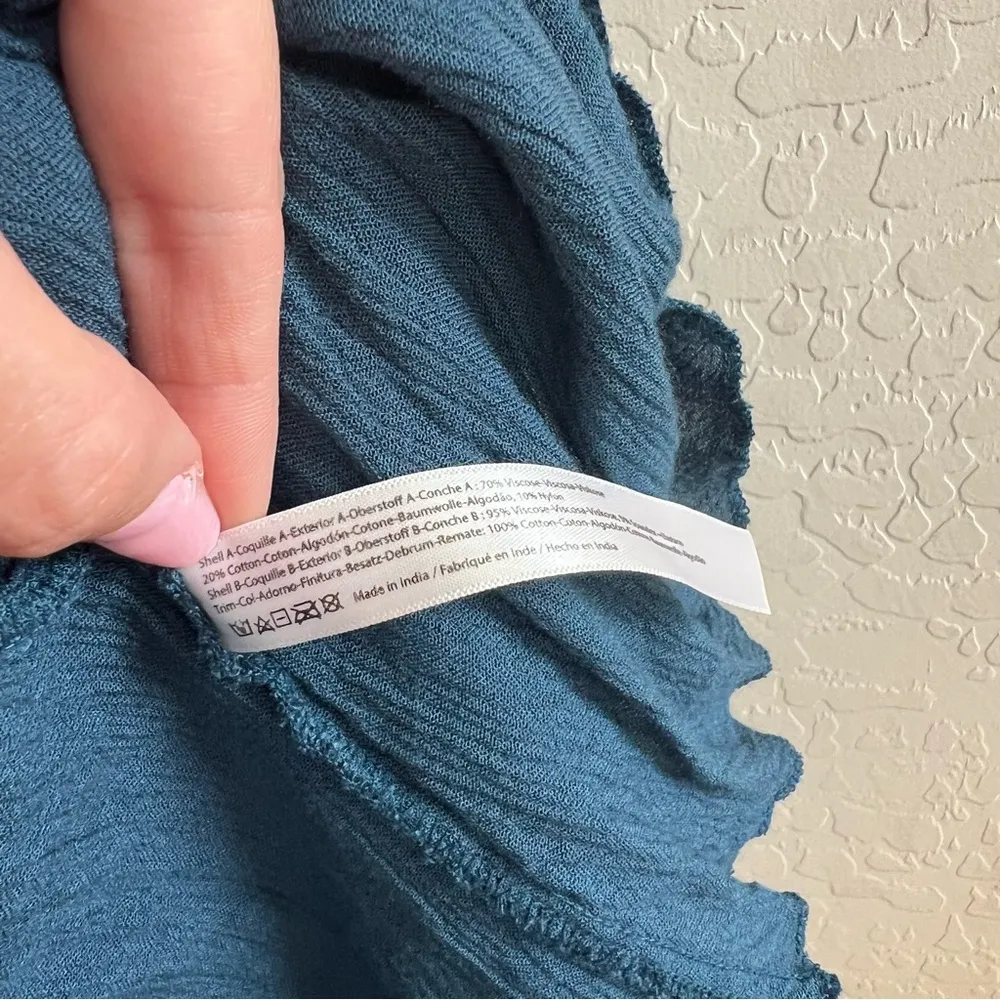 FREE PEOPLE Adella maxi lace top maxi dress in Blue - Image 7