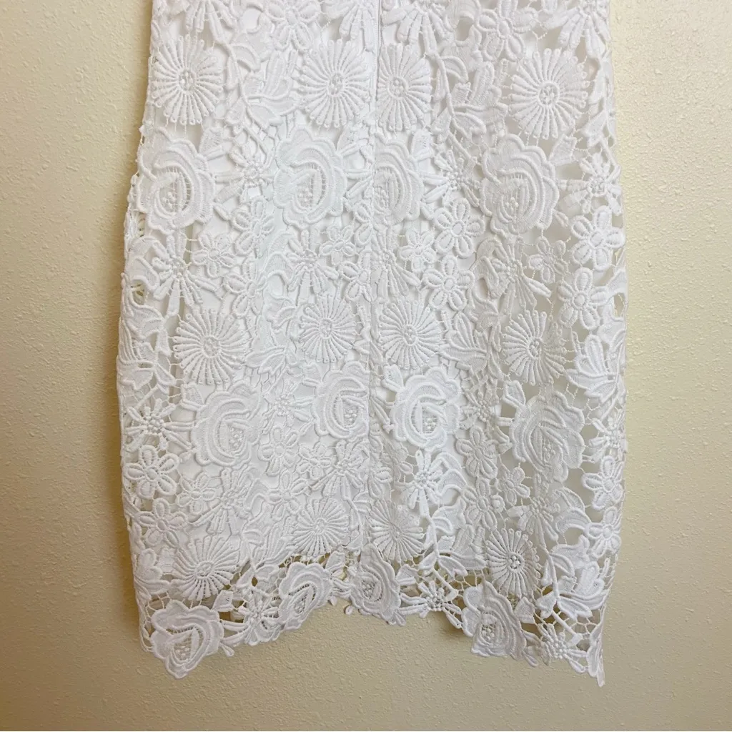 Love Poem Ivory Lace Mini Dress - Image 10