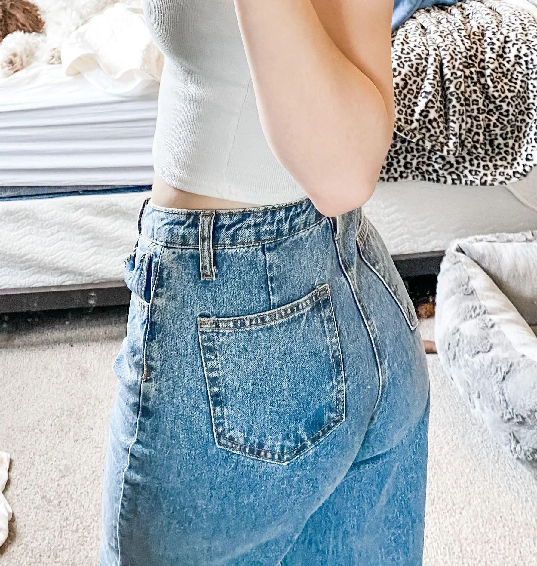 Forever 21 Front Seam Jeans - Image 4