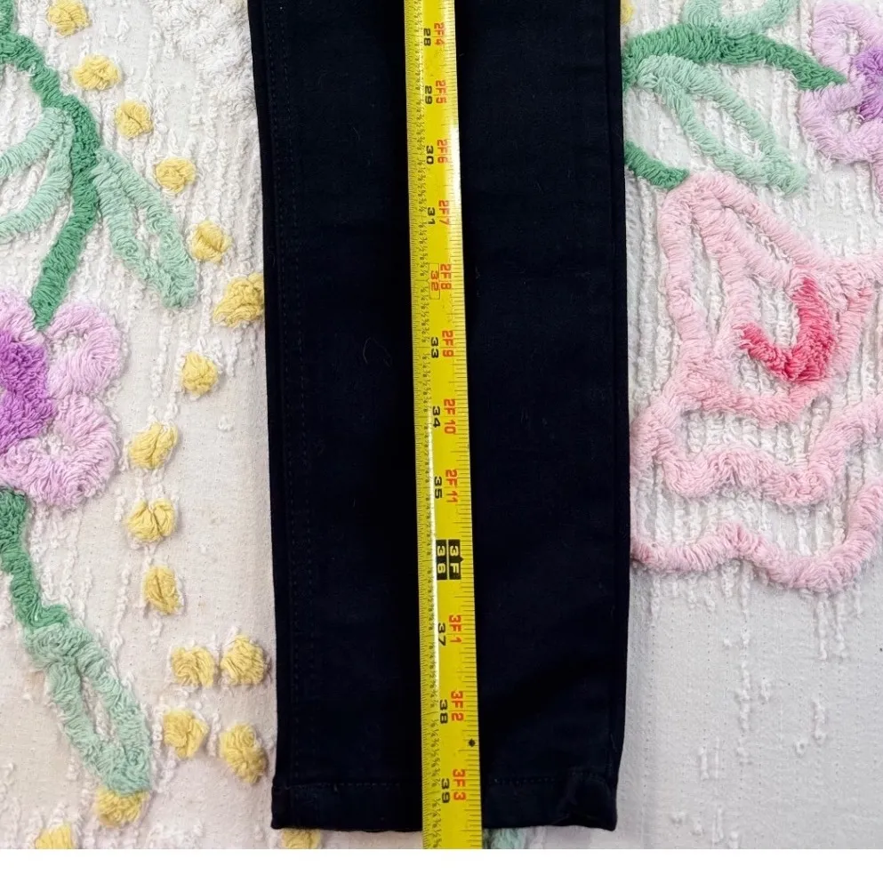 Gods Blessing colombian up Black High Rise Skinny Button Fly Jean 10 - Image 4