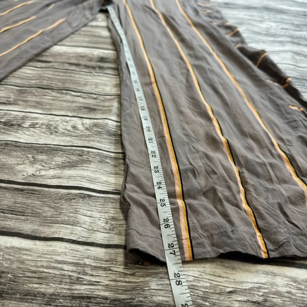 Xhilaration Women's Wide Leg Jumpsuit Romper M Med Medium Grey Gray Pink Orange - Image 16