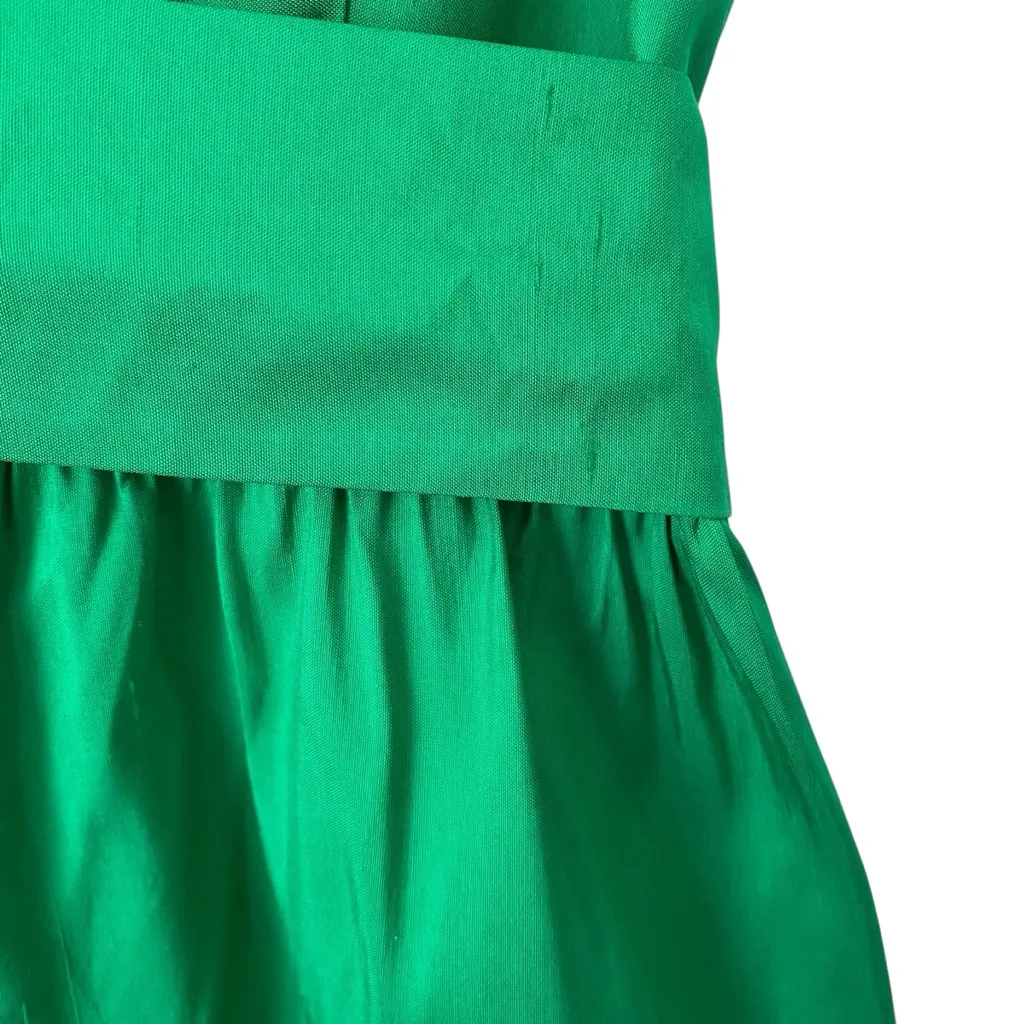 Kate Spade Aubrey Green Silk Ruffle Wrap Dress size 10 - Image 7