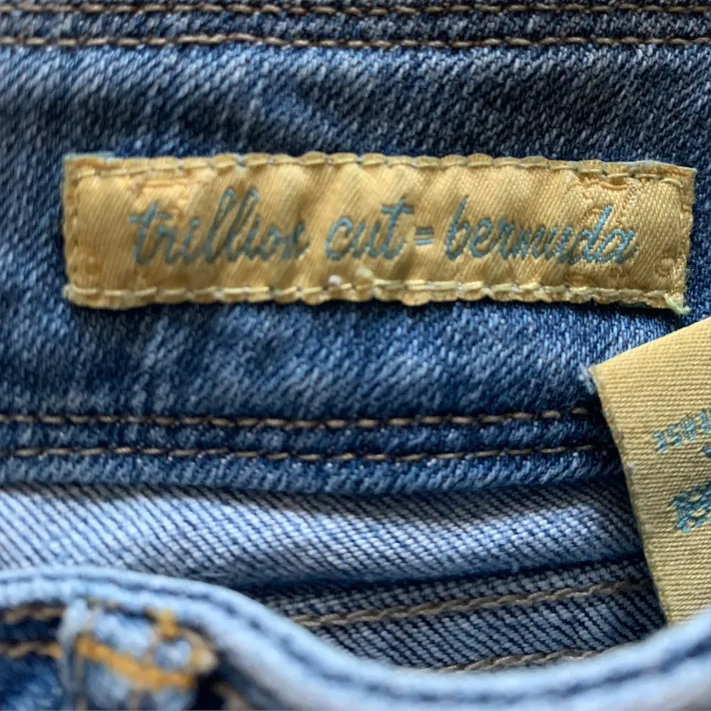 Denim Shorts Jean Bermuda Walking Women 3 Waist 26 - Image 6