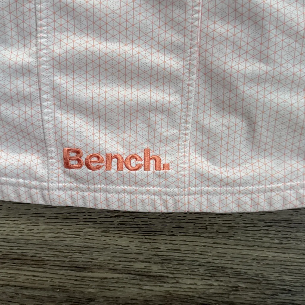 Bench Light Pink Zip-Up Jacket Size XL Athletic Printed Funnel Neck - Image 6