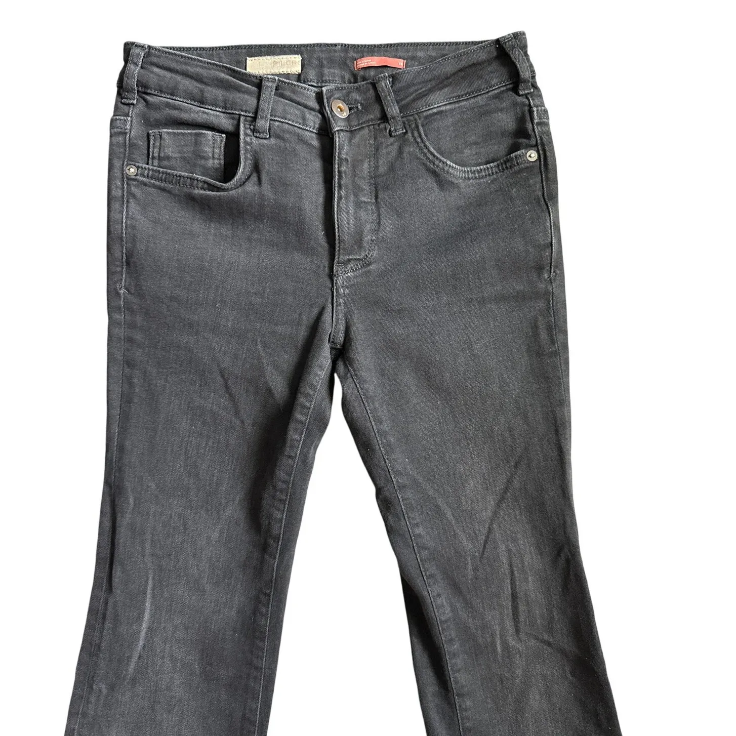 Pilcro‎ by Anthropologie Ultra High Rise Demilune Bootcut Jeans Black Size 25 - Image 8