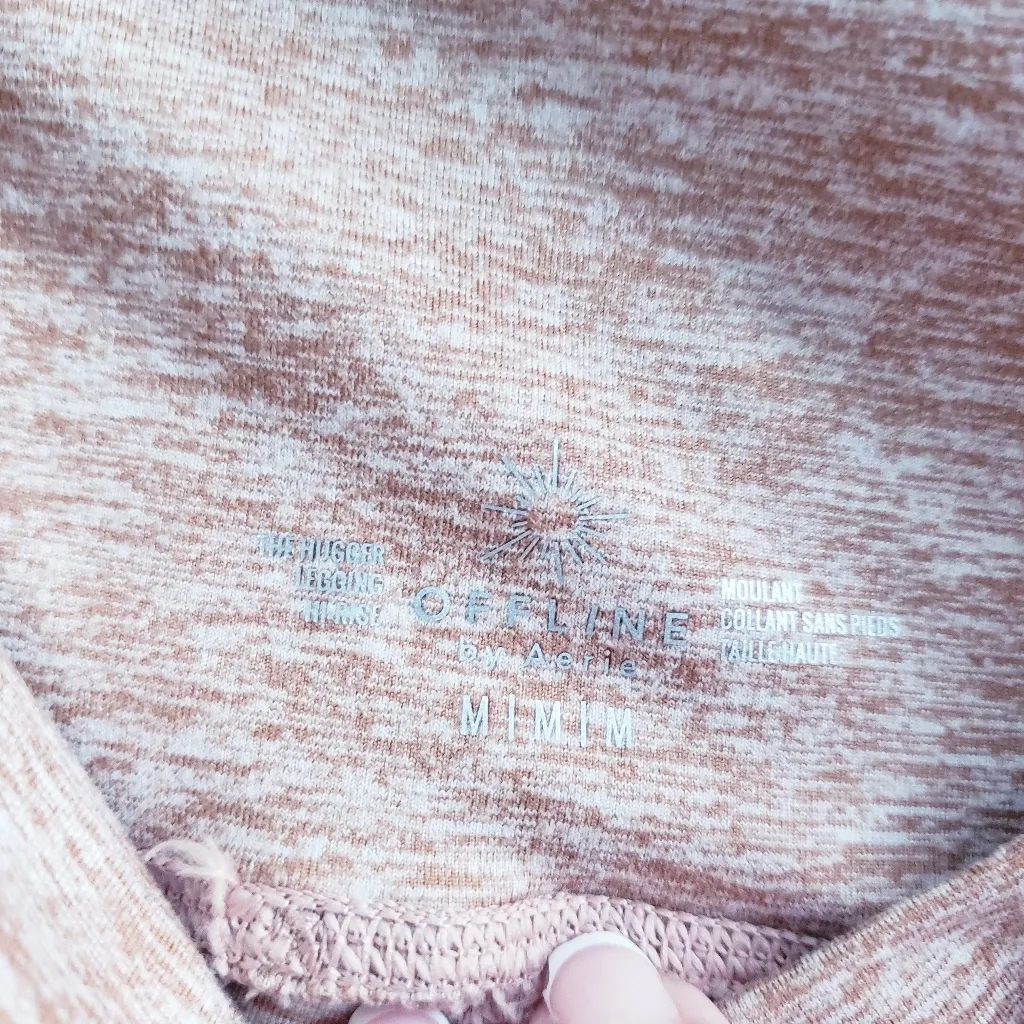 Aerie Offline Heathered 3/4 Yoga Band Leggings - Image 7