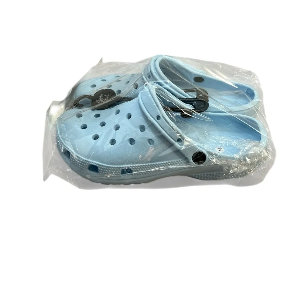 Cindy Claire Light Blue Clogs Size 11 - Image 3