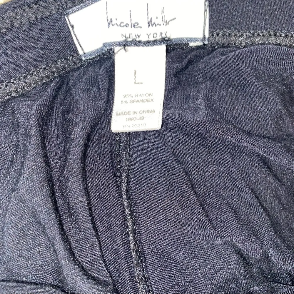 Nicole Miller Black Lounge Pants Women’s Size Large - Image 5