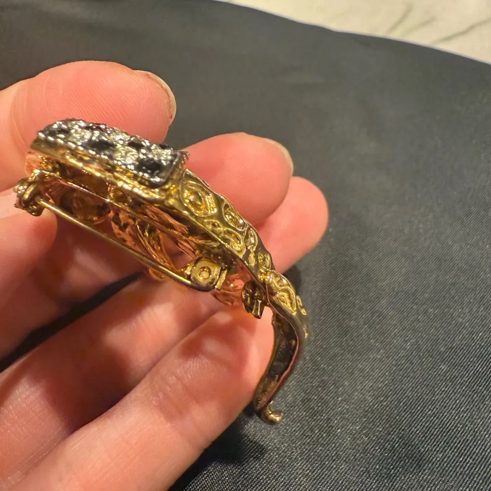 VINTAGE FLORENZA LEOPARD CHEETAH CAT MOVING TAIL PIN BROOCH CIRCA 1956 - Image 10