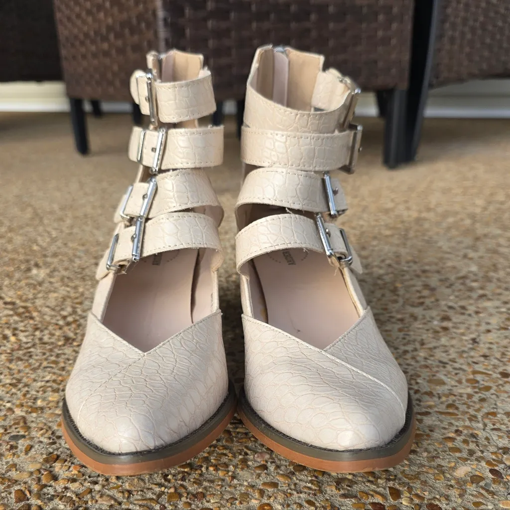 Arider Girl Eleven Croc Print Ankle Boots Booties Sandals Shoes Size 8.5 Women's - Image 7