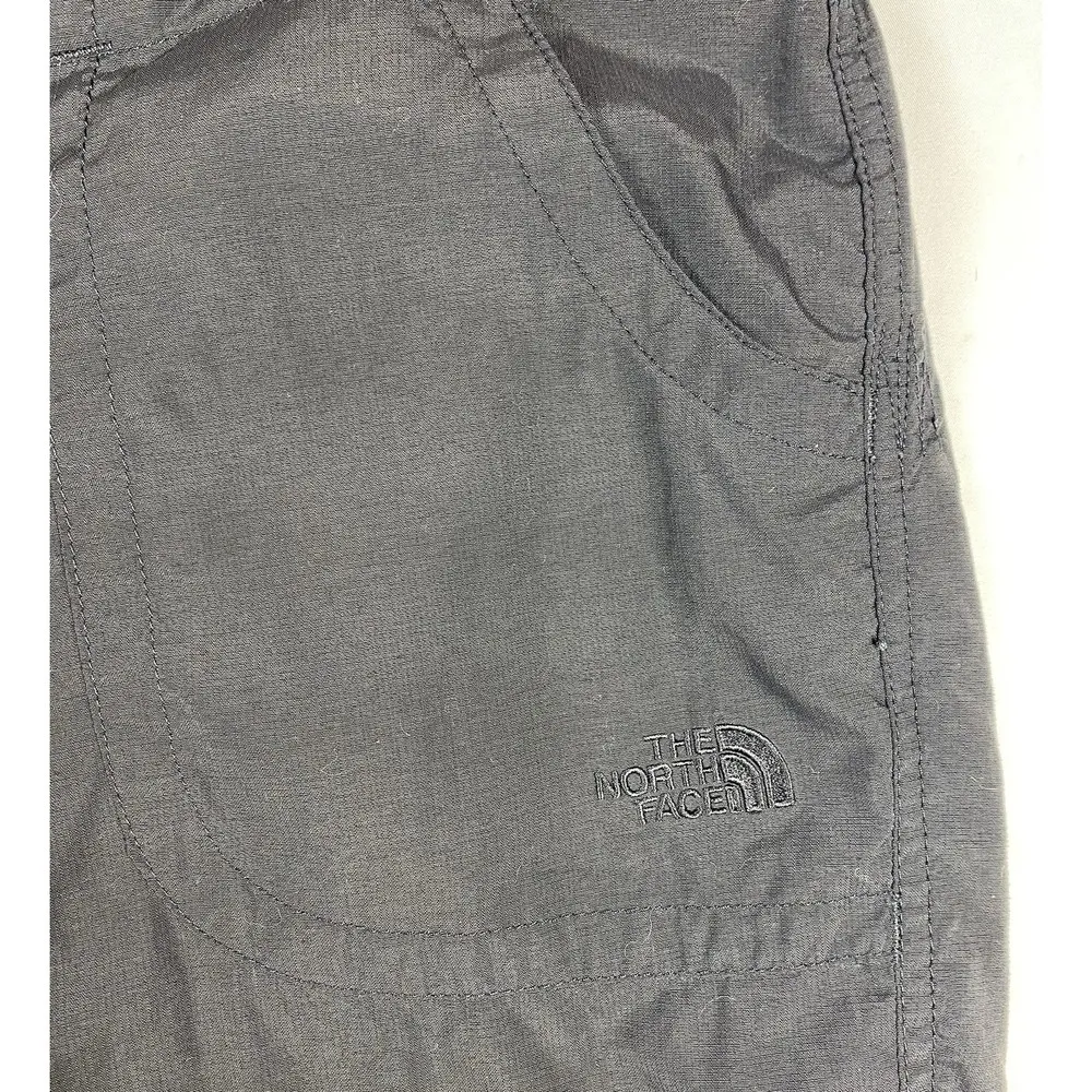 North Face Nylon Performance Cargo Clam Digger Pants Womens Size 6 Black Outdoor - Image 6