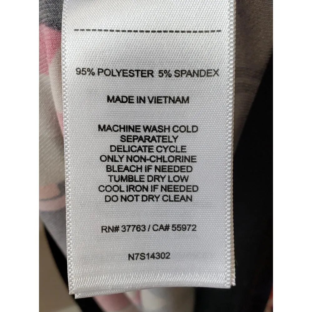 Laundry by Design Knee Length Dress Women's Size 4 Multi Collared Half Zip Front - Image 7