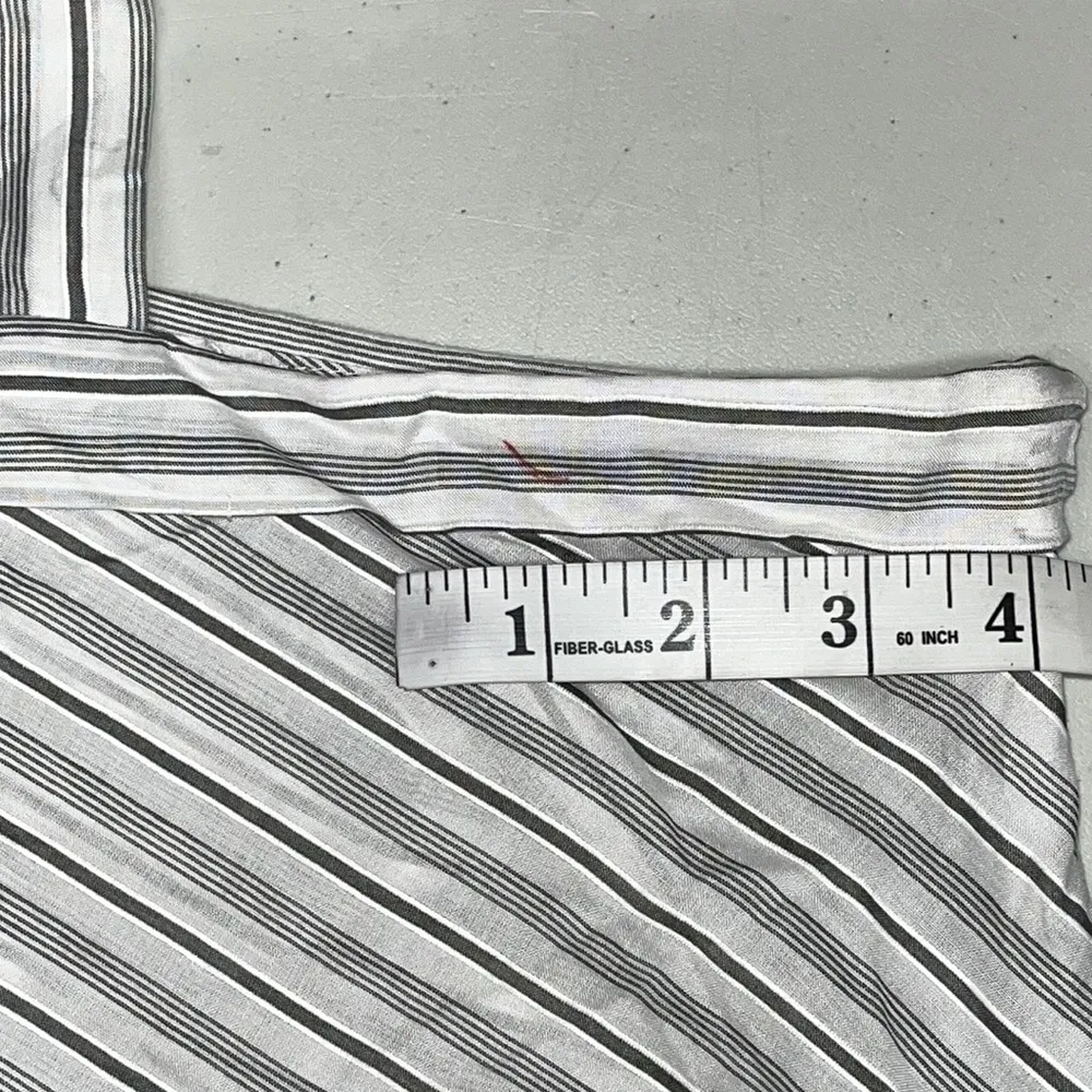 7th Avenue New York & Company NWT Size XL Striped One Sleeve Shirt Top - Image 7