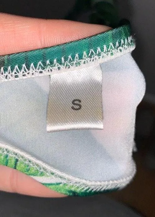 Elleschic Small Green Leaf Bikini - Image 5