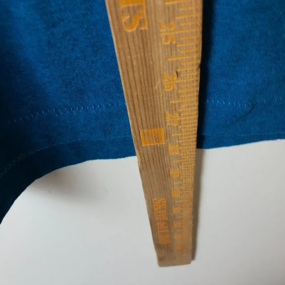 Vintage 90s Arizona Graphic Tee Cowboy Eagle Native Southwestern Style XXL USA Blue - Image 9