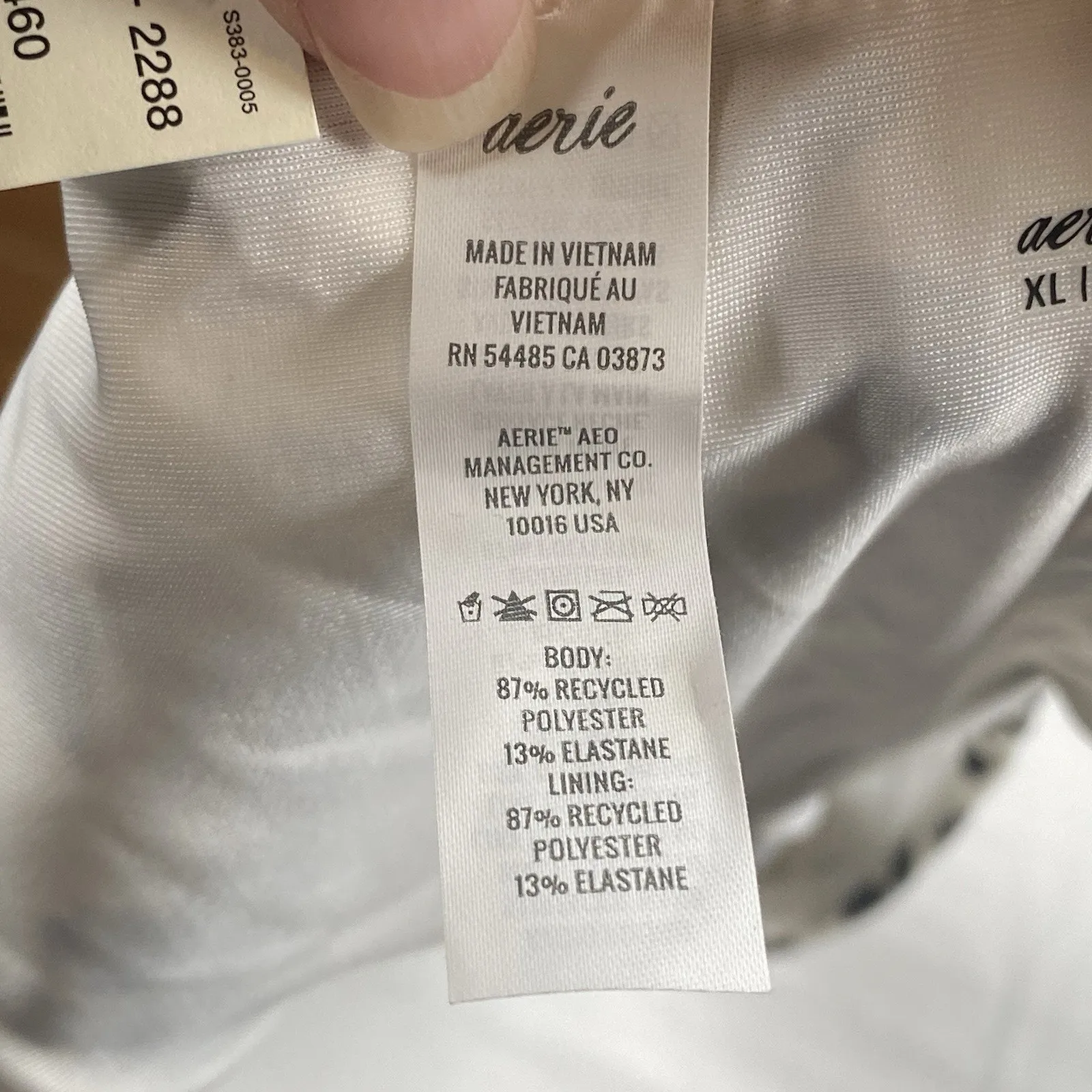 Aerie Bikini Bottoms Womens Size XL Black White Cheekier Leopard Print NWT - Image 4