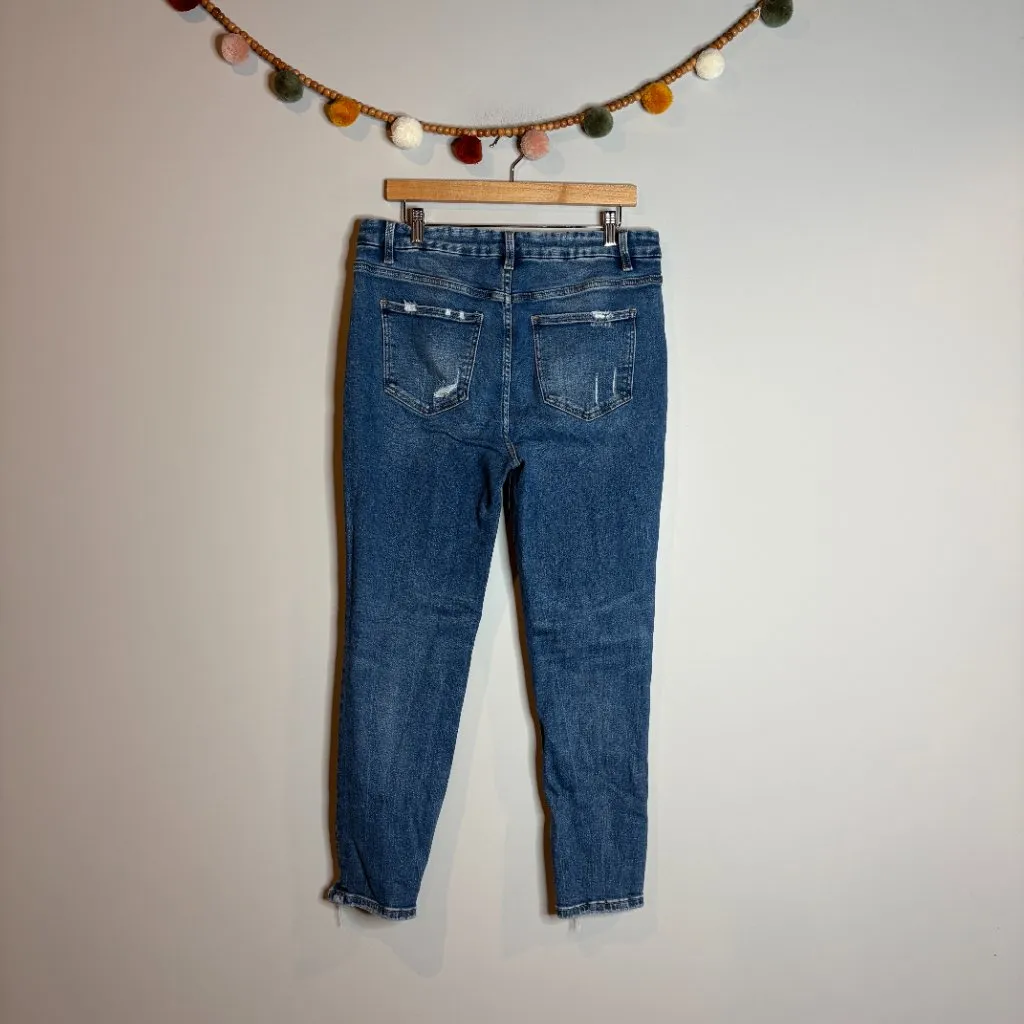 Vervet Flying Monkey distressed hem jeggings - Image 4