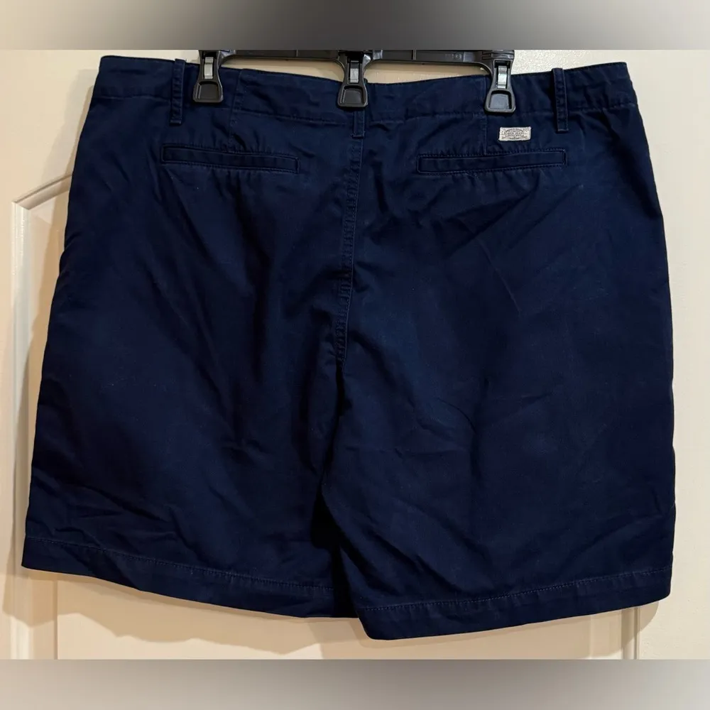 Ralph Lauren Blue Flat Front Navy Shorts Classic Design - Image 2