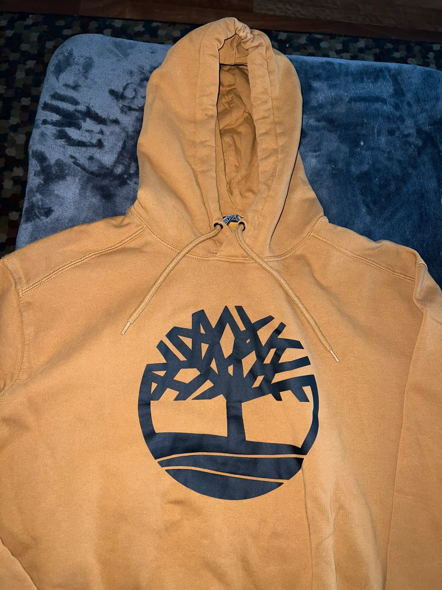 Tree Logo Hoodie in Wheat/Black - Image 3