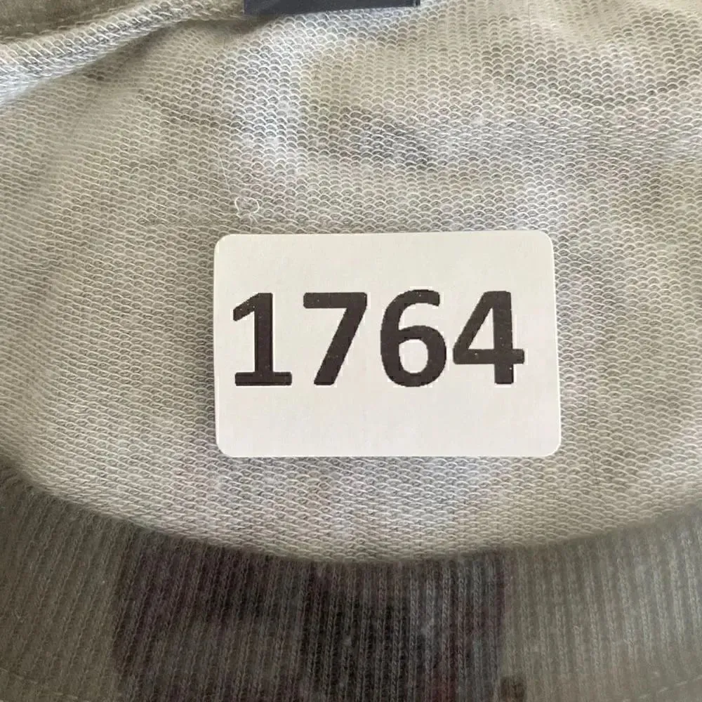 Splendid Gray Camo Long Sleeves High Heck Blocked Detail Sporty SZ XL # 1764 - Image 12